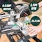 Metabo Hpt 8-1/2in Corded Sliding Compound Miter Saw C8FSESM - alternate 4